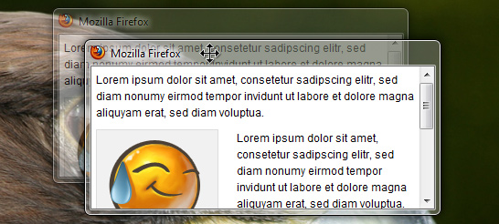Windows 7 window - Draggable thanks to jQuery UI