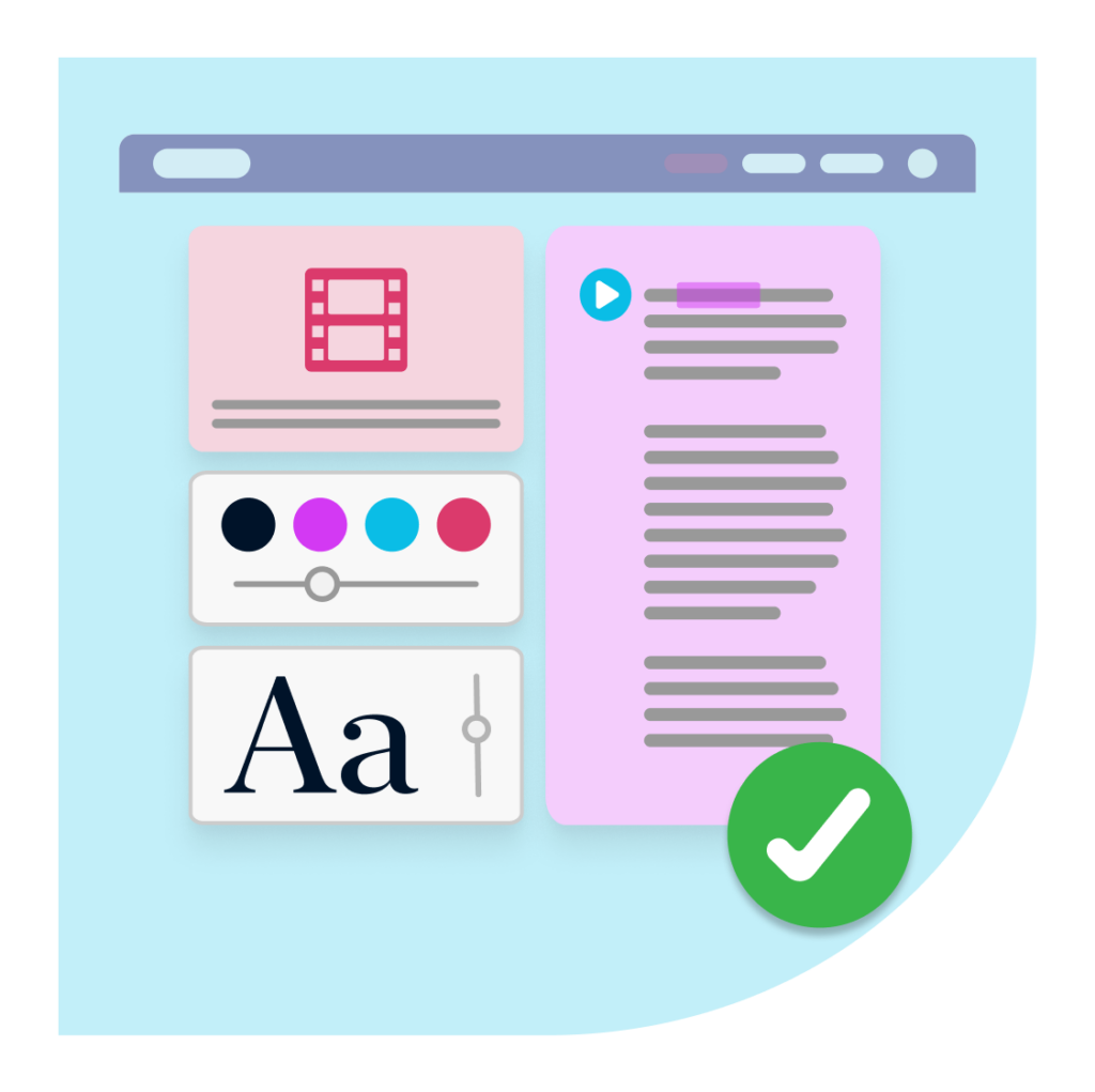 icons symbolizing ADA compliance
