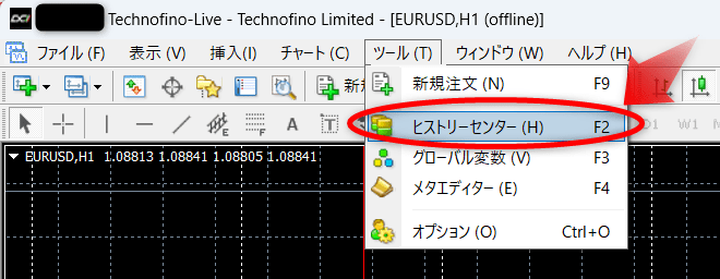 デューカスコピーのヒストリカルデータ:JForexからのダウンロード方法7