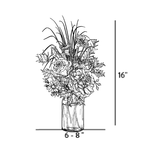 homepage-order-large Large flowers by the bay arrangement with white and yellow roses and white lillies