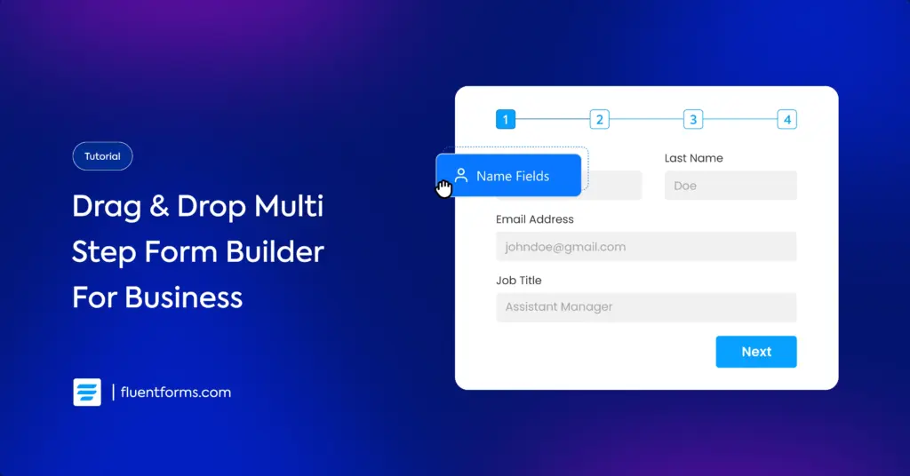 Drag & Drop Multi Step Form Builder for Your Business