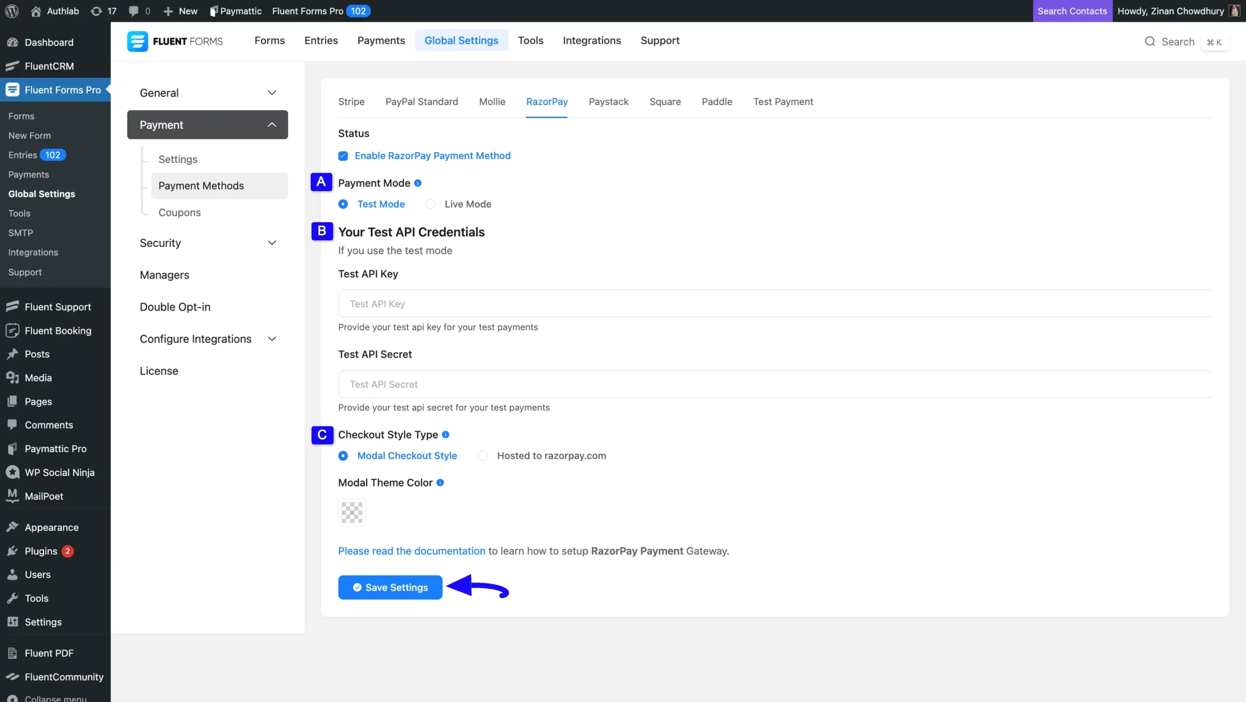2. Test API Credentials scaled 48160