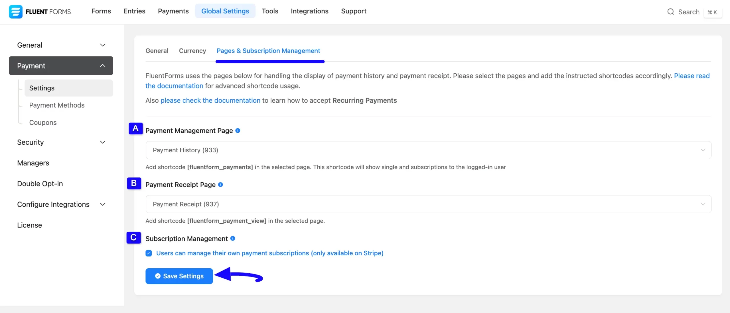 3. Page and Subscription Management tab 1 scaled 48169
