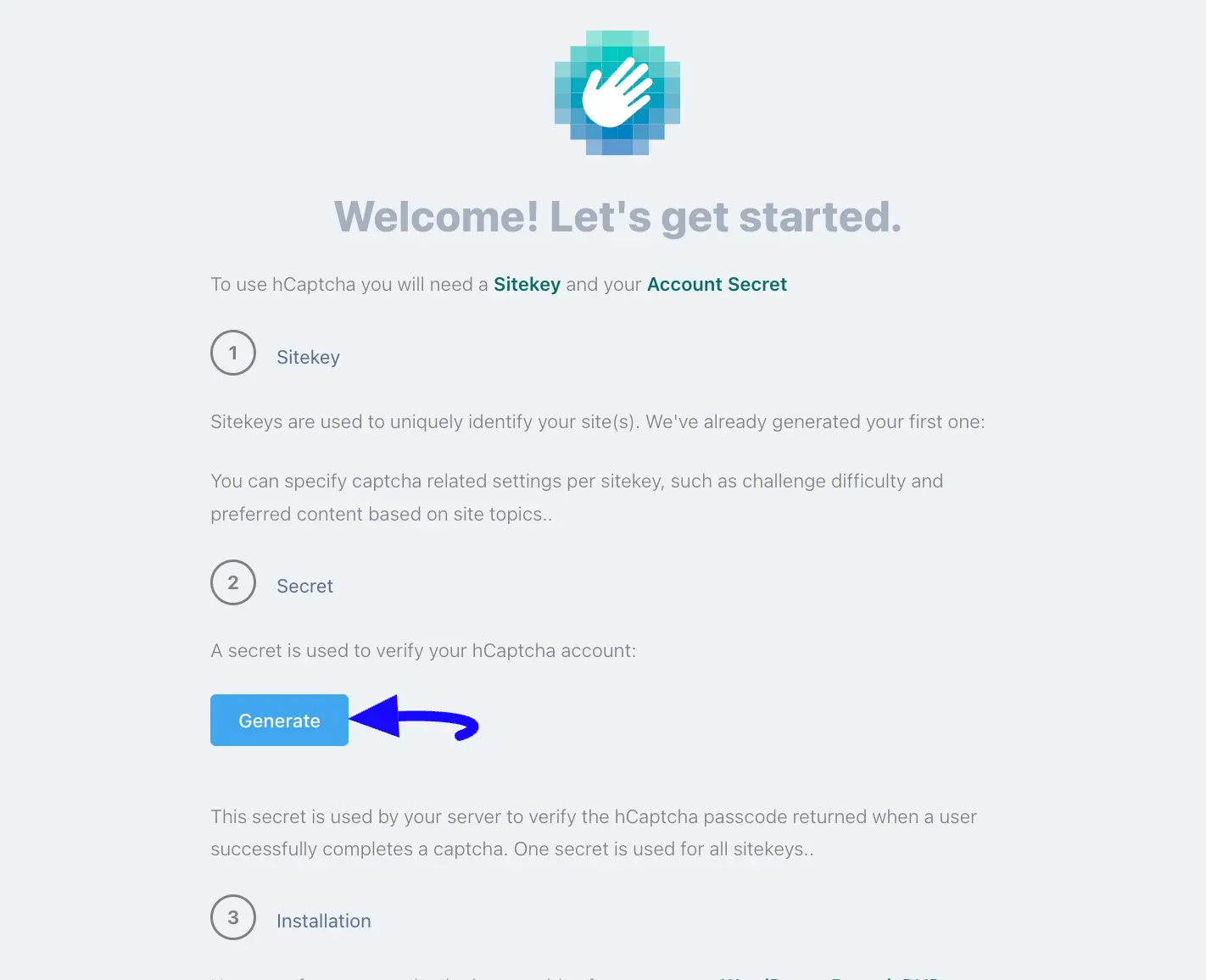 4. Generate button 47298