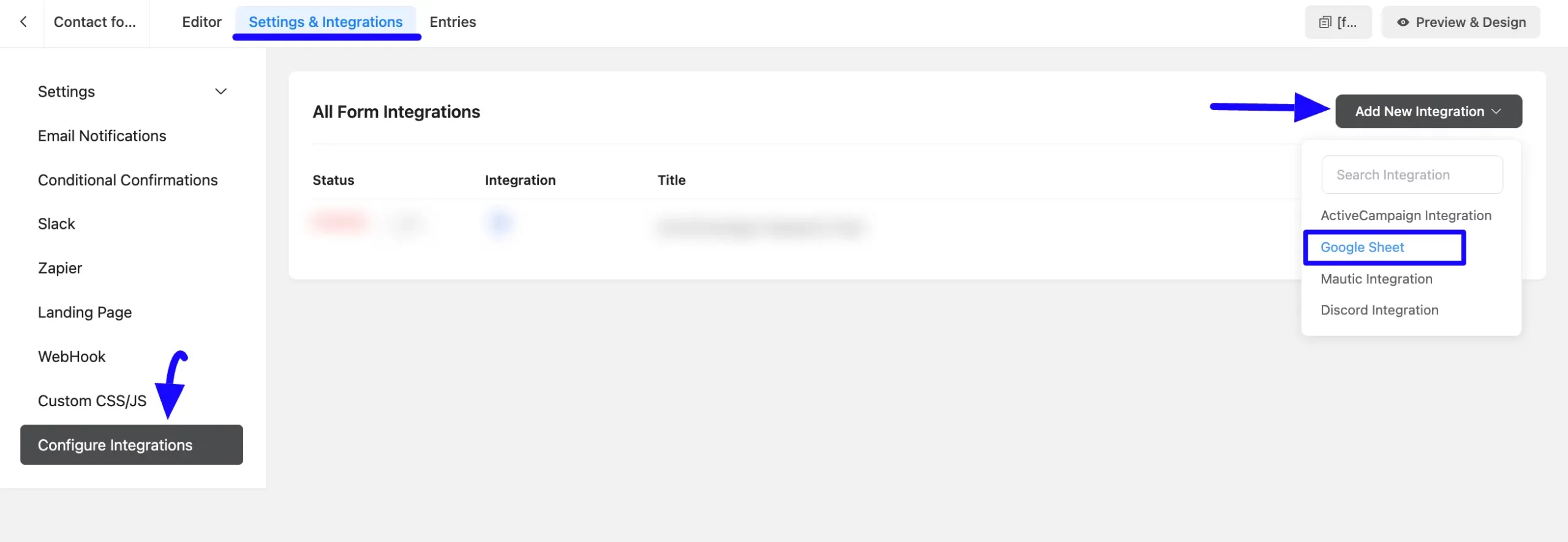 8. Add new integration button scaled 47066