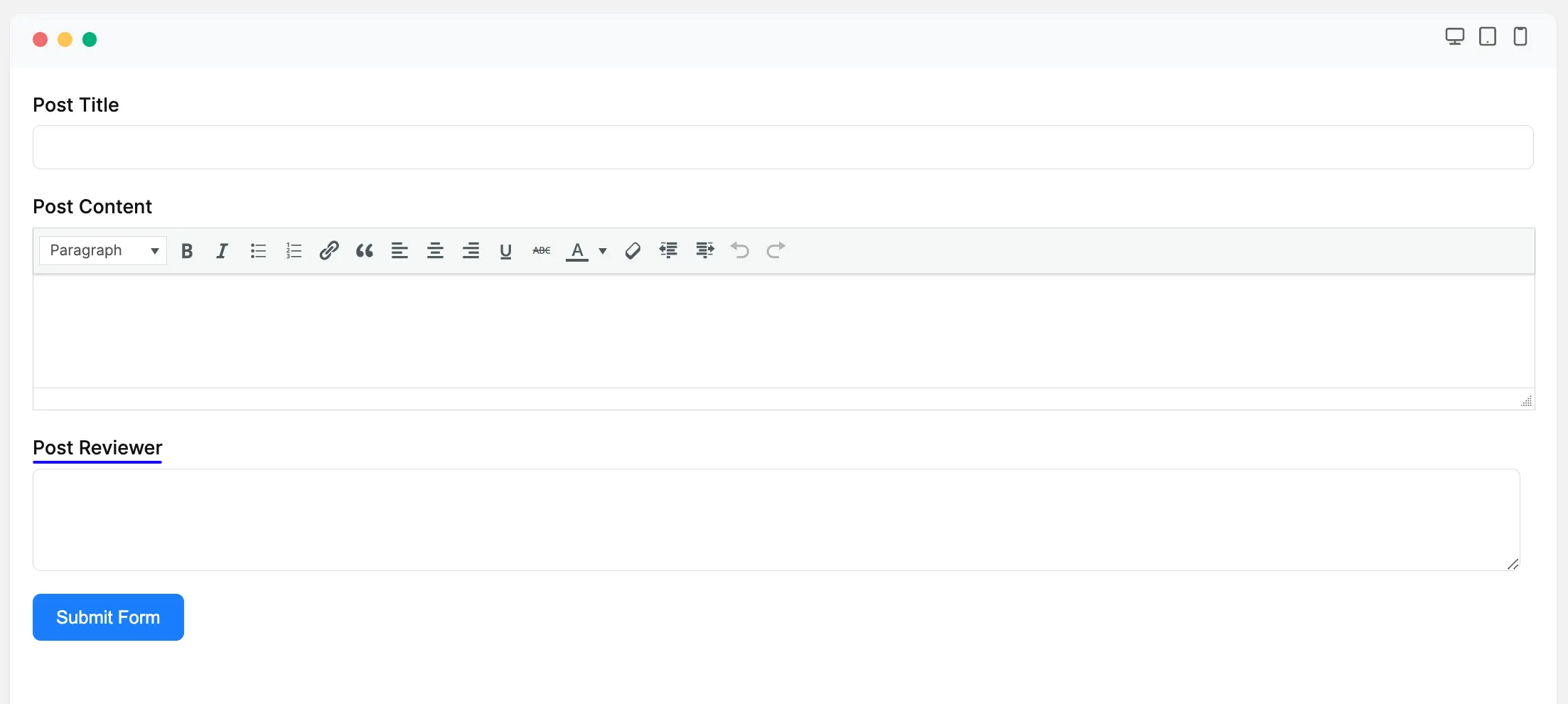 13. Post Reviewer field preview 49658