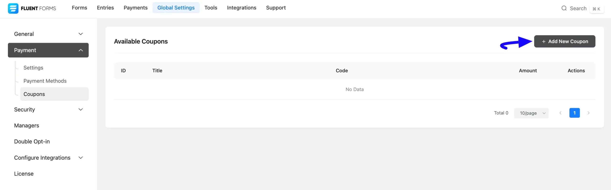2. Add new coupon button scaled 48580