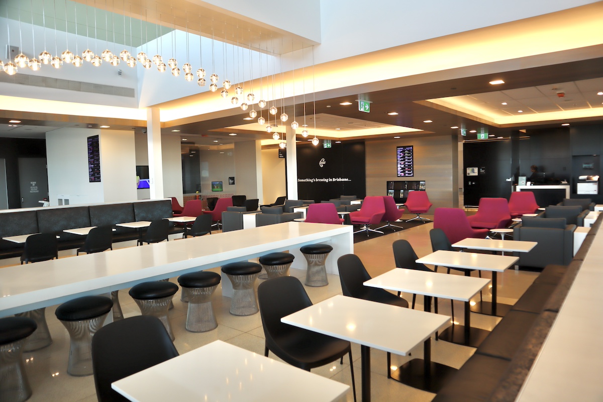 ブリスベン空港エアNZラウンジ内観