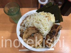 秋葉原デカ盛りらーめん忍者ラーメン全部入り特盛メガ盛り二郎インスパイア系影武者野菜増しニンニク安いコスパ13