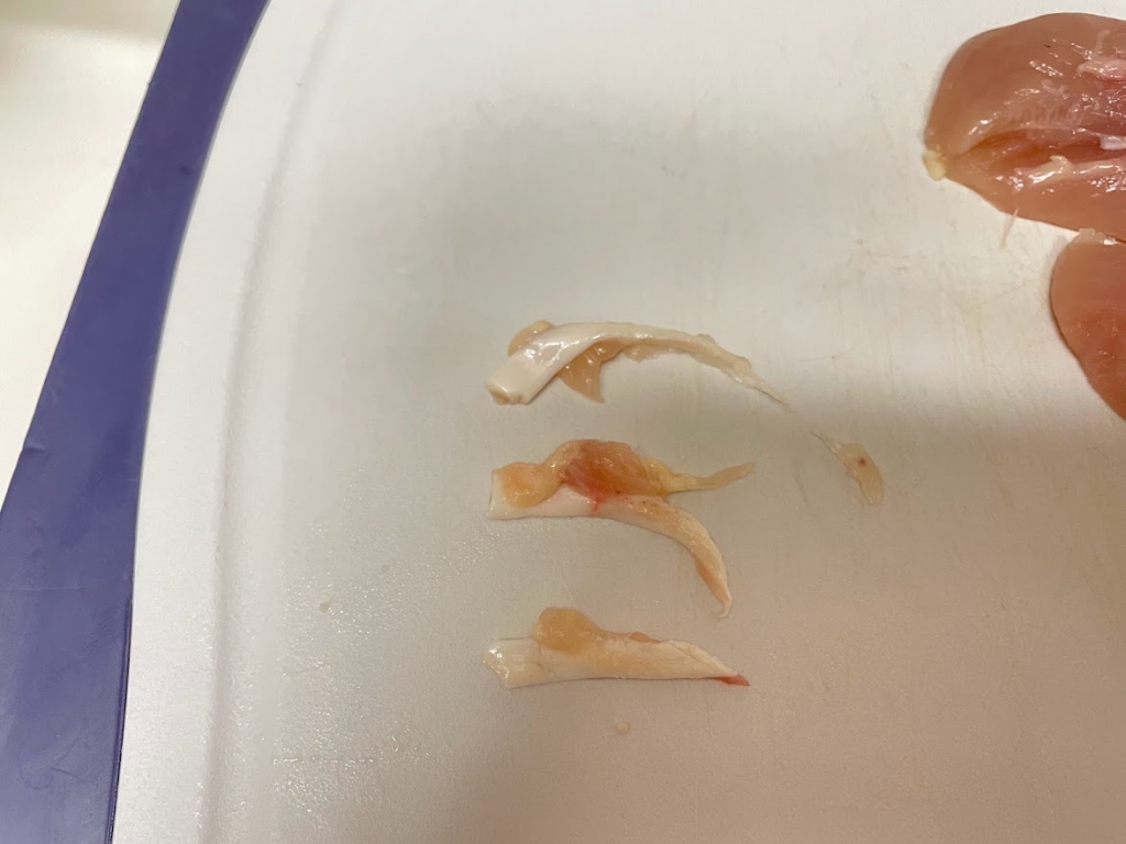 切り落とした筋