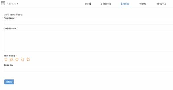 Input Sample Entries