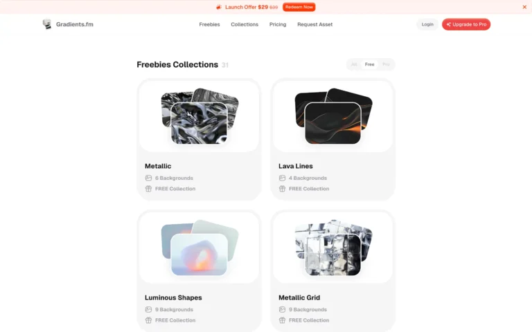 Gradients FM – 300+ Unique Background Graphics