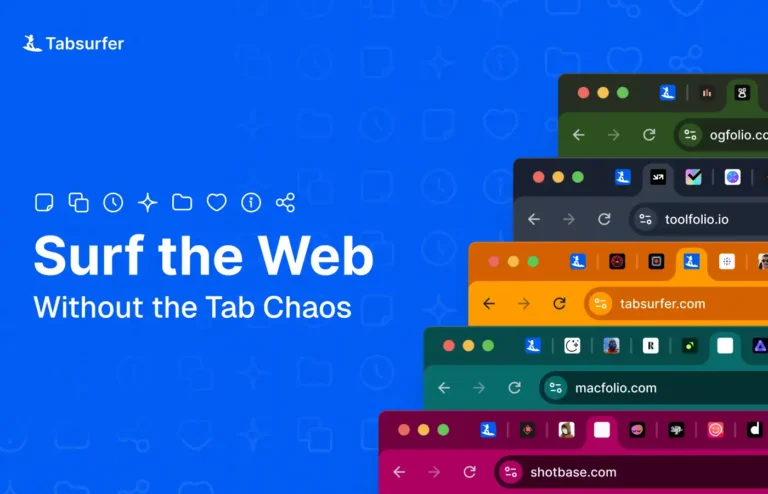 Tabsurfer software reduces browser tab chaos.