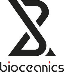Logo de Bioceanics, dedicada a aplicar biotecnología marina para desarrollar soluciones sostenibles, mediante su tecnología Biokrill, con aplicaciones en salud, cosmética y nutrición.