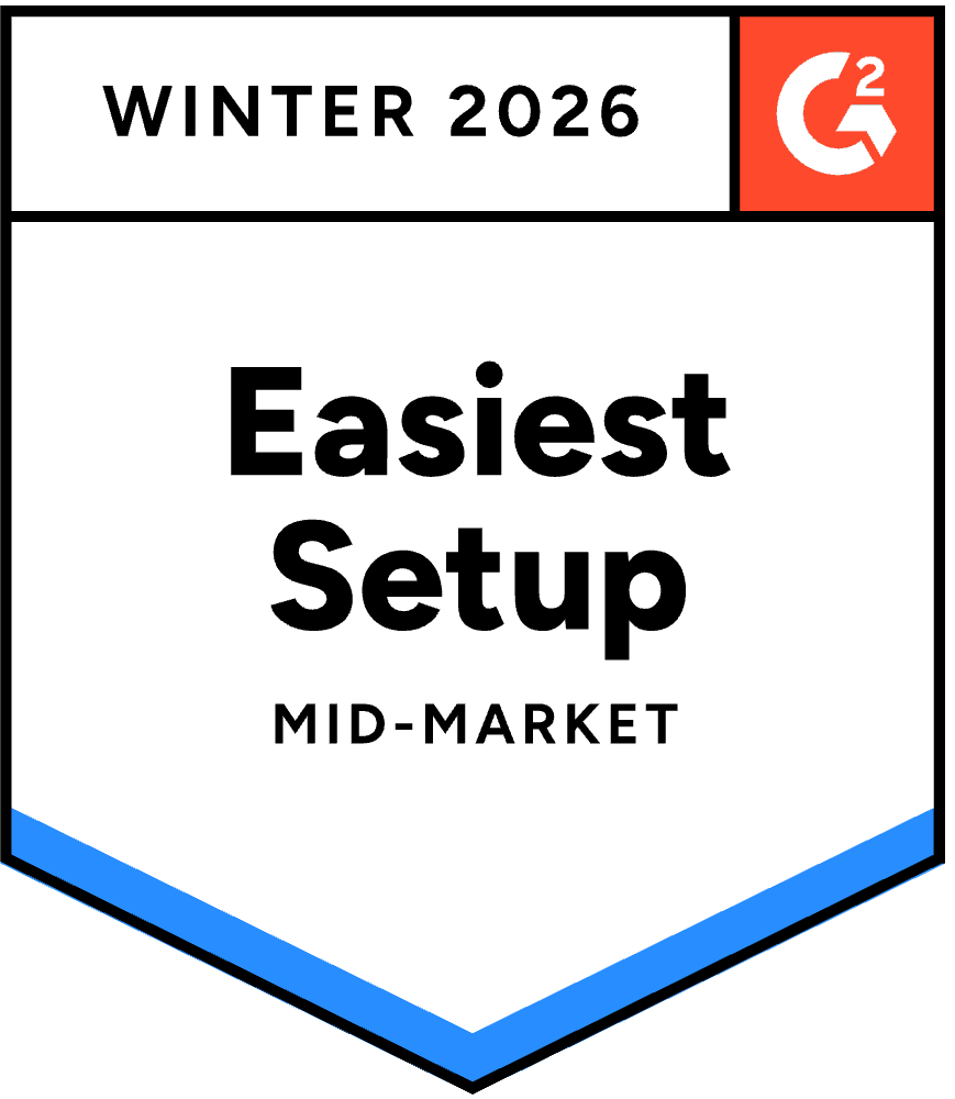 RiskProfiler recognized as G2 Easiest Setup Mid-Market – Winter 2026