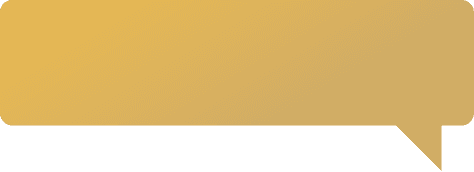 A simple graphic with a gradient background transitioning from yellow to gray, featuring a speech bubble shape.