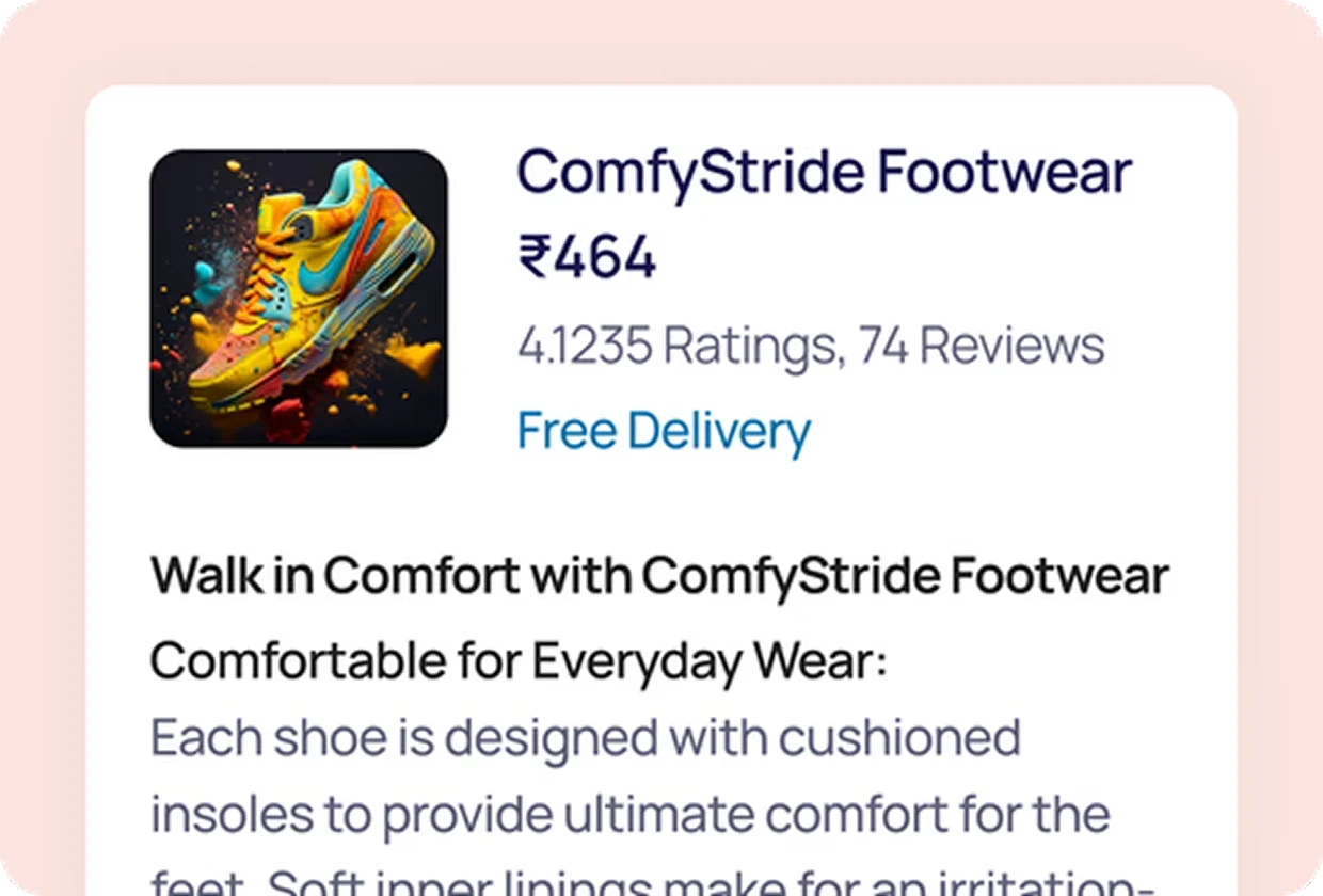 Product description generator