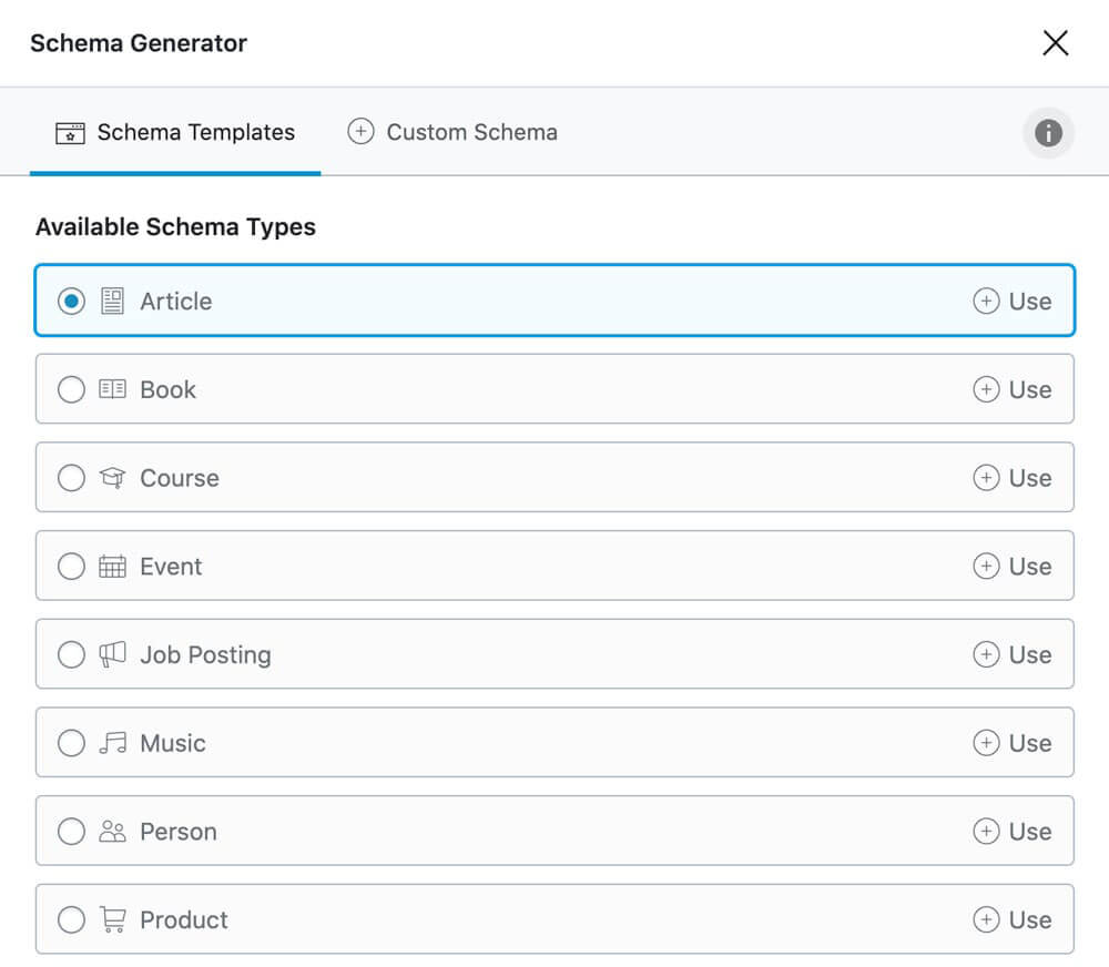 Rank Math SEO 外掛,支援多種複合式資訊卡 ( Rich Snippet )類型