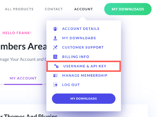 Divi教學 :前往使用者&API Key