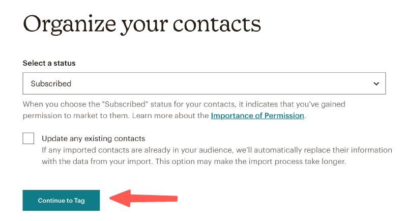 MailChimp教學 :整理聯絡人