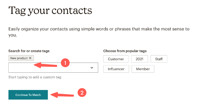 MailChimp教學 :設定標籤