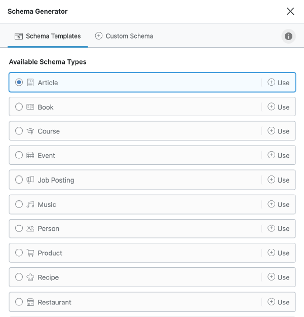 Rank Math SEO 教學:豐富的 Rich Snippet 複合式摘要類型