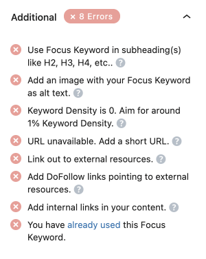 Rank Math SEO 外掛教學:Additional 額外技巧教學