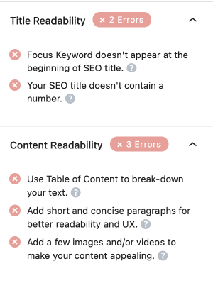 Rank Math SEO 外掛教學:Title & Content Readability(標題&內容可讀性)