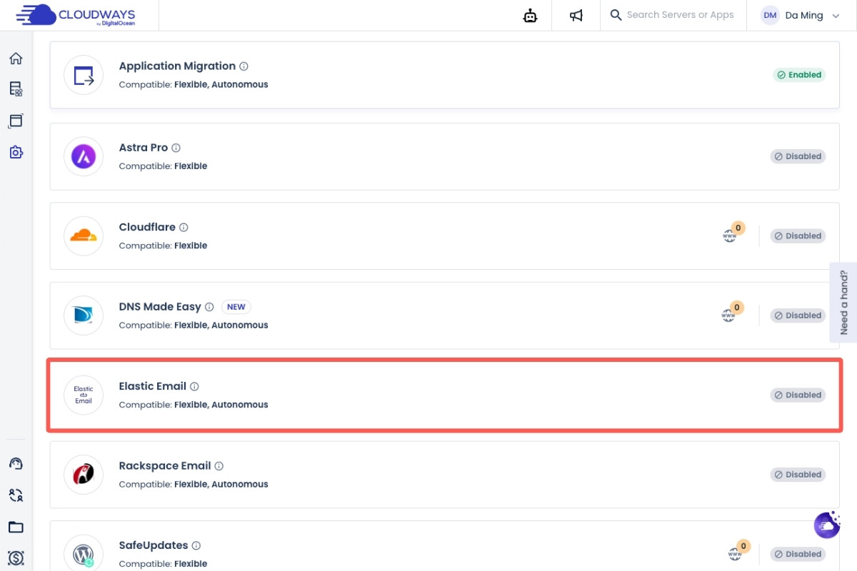 開啟 SMTP 電子郵件收發外掛
