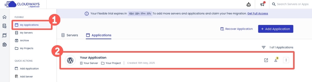 前往 WordPress 應用程式