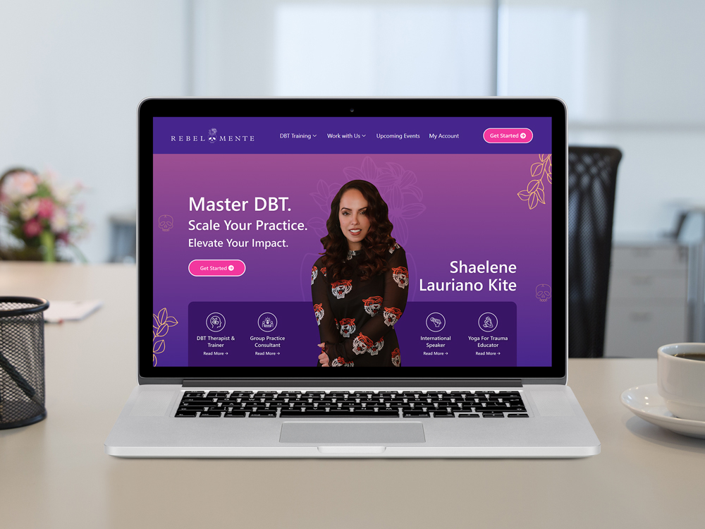 Rebel-Mente WordPress Project Desktop