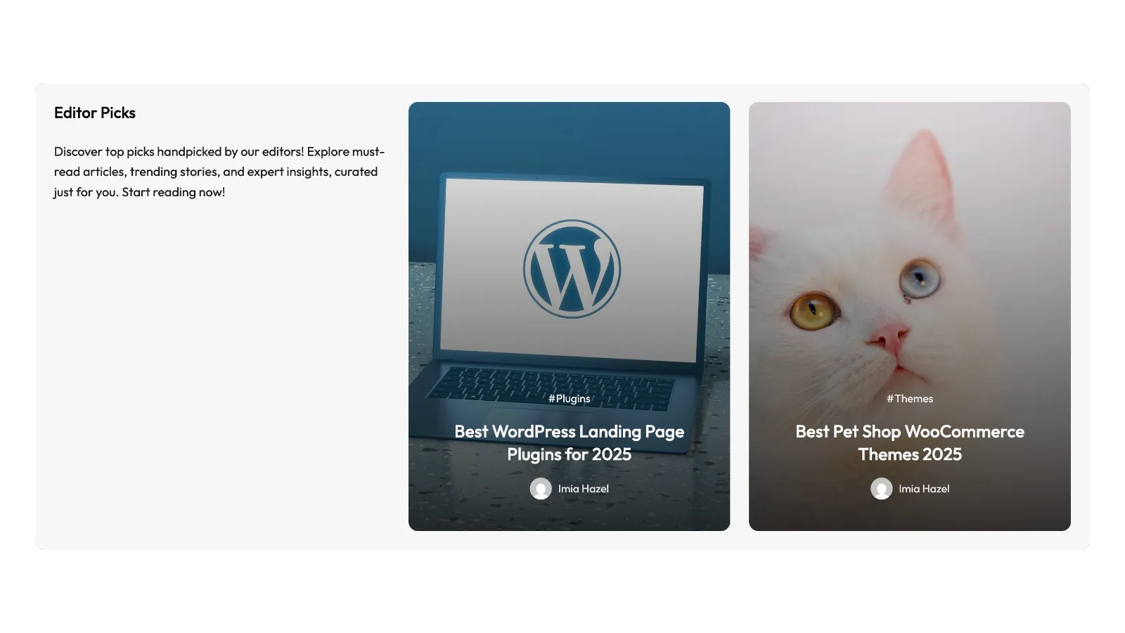 Design Spotlight: Featured Posts Pattern using Cover Block
