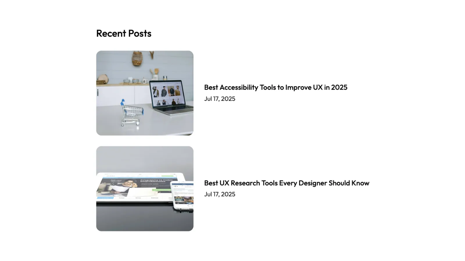 Customizable Post List Widget Pattern for Sidebars