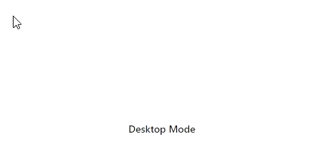 Blazor Context menu in desktop view