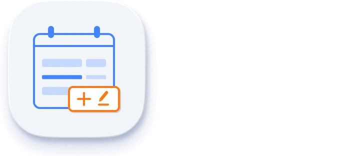 Illustration of add and edit capabilities of Blazor Scheduler component.