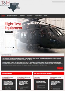 T&M Instruments are manufacturer's representatives of test equipment, testing services, & process equipment in Houston, Texas. We designed new website with password protected section, created new logo, SEO Keyword Template, Email Campaigns. Our efforts doubled website traffic and quadrupled inbound web leads per month.