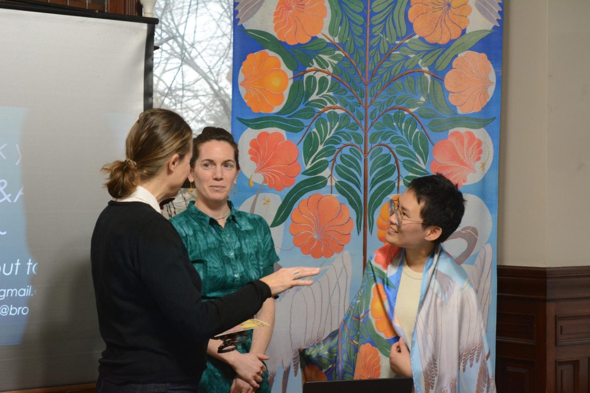 Learning inside the International House of Rhode Island.