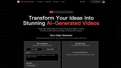 Free Sora Generator - AI tool for productivity
