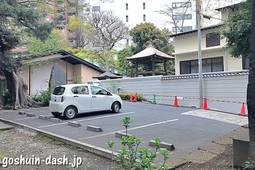 金王八幡宮(東京都渋谷区)駐車場