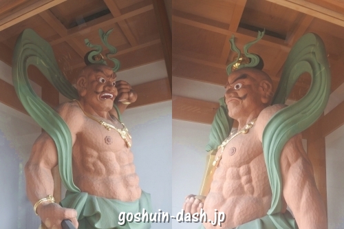 仁王像(名古屋市守山区倶利加羅不動寺)