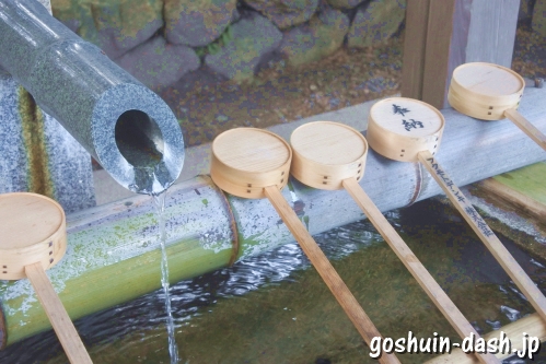 長良天神神社(岐阜市)手水舎