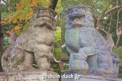 長良天神神社(岐阜市)狛犬