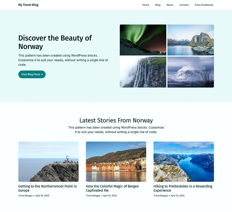 GuidebookPress Theme Screenshot