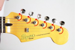 ギター弦の交換方法