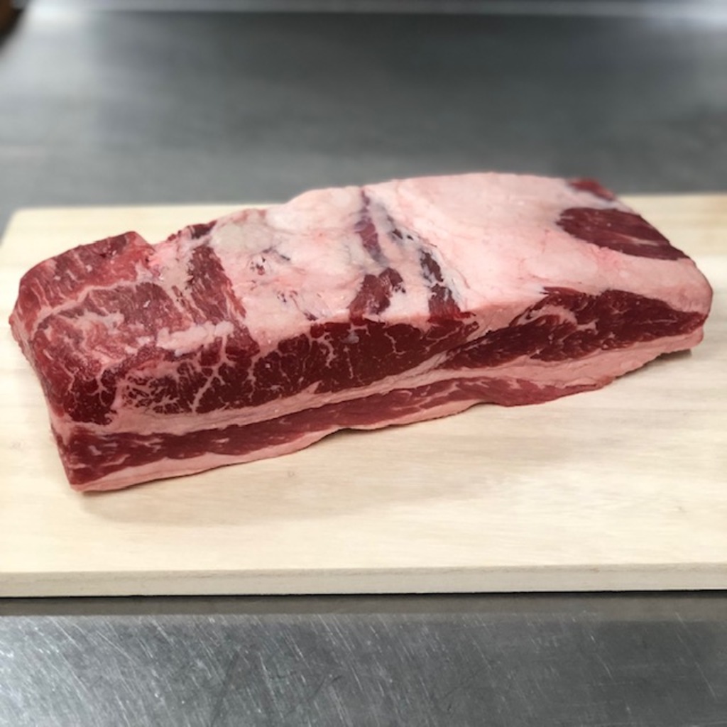 【菅原精肉店】アメリカ産ブラックアンガス(黒牛)牛バラブロック約1kg