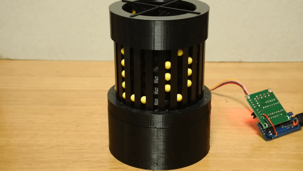 Marble-elevator dot-matric display