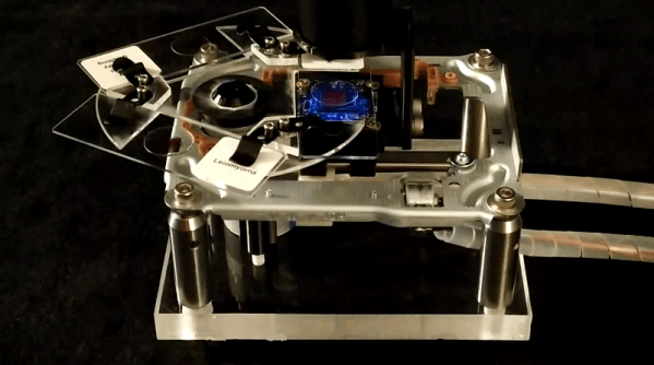 Blu-ray player with 3 slides on a disk