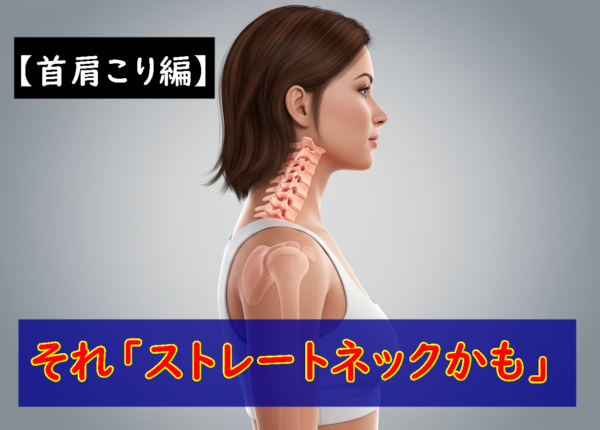 それ「ストレートネックかも」Part2 首肩こり