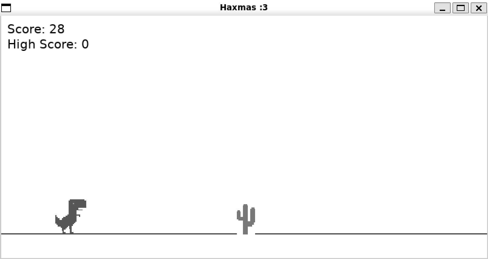 Screenshot of project