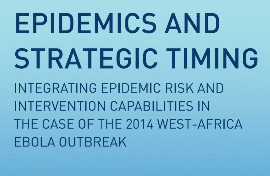 Epidemics and Strategic Timing